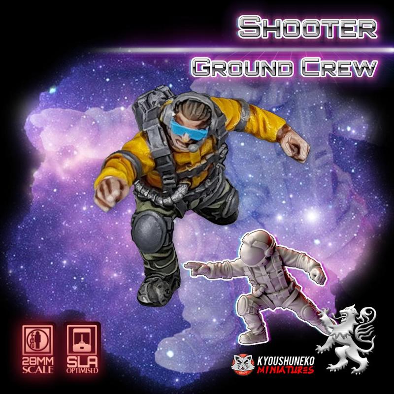 28mm Ground Crew - Shooter