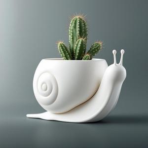 Snail Pot & Vase – Unique Home Decoration