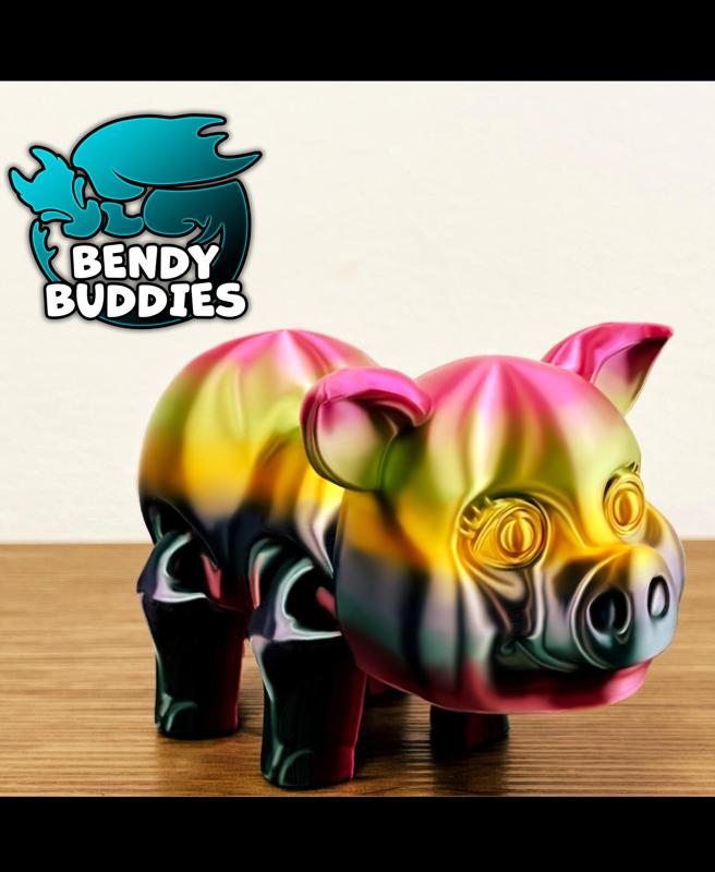 Pigmo Cute Pig / Swine Articulated / Print-in-Place Farm Animal / Cattle Beast / Barn Villager