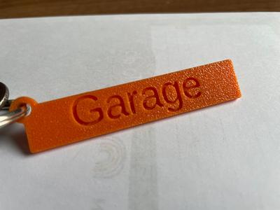 Keychain "Garage"