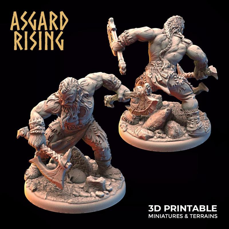 2 x Berserker #1 Modular mini PRESUPPORTED