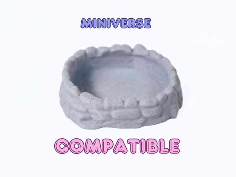 Miniverse Koi Pond (Miniature Pond for Mini Fish)