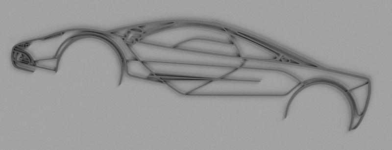 McLaren F1 silhouette