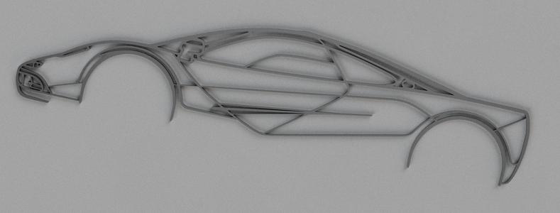 McLaren F1 silhouette