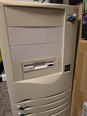 Amiga E/BOX 1200 cover 5.25inch - parametrized