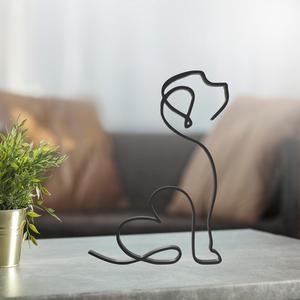 Dog Line Art, Modern, Minimalist
