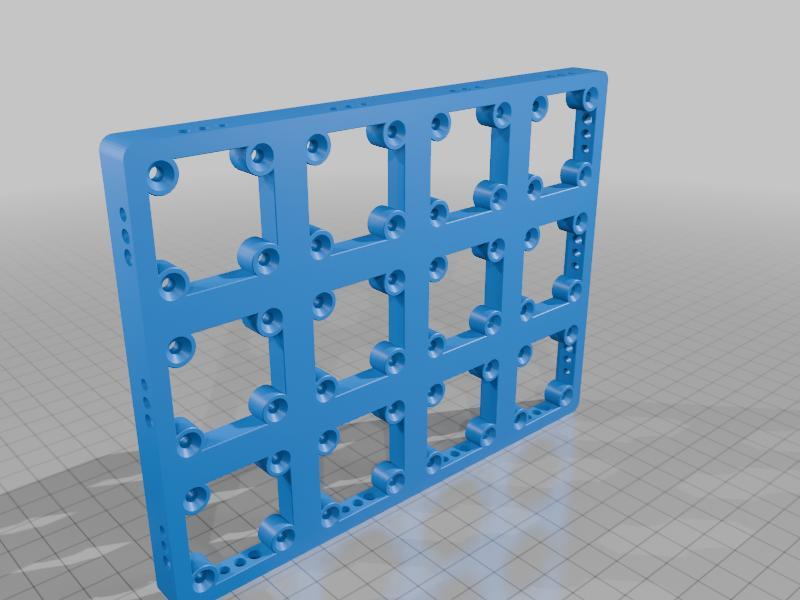 Gridfinity 3x4 Screw Base