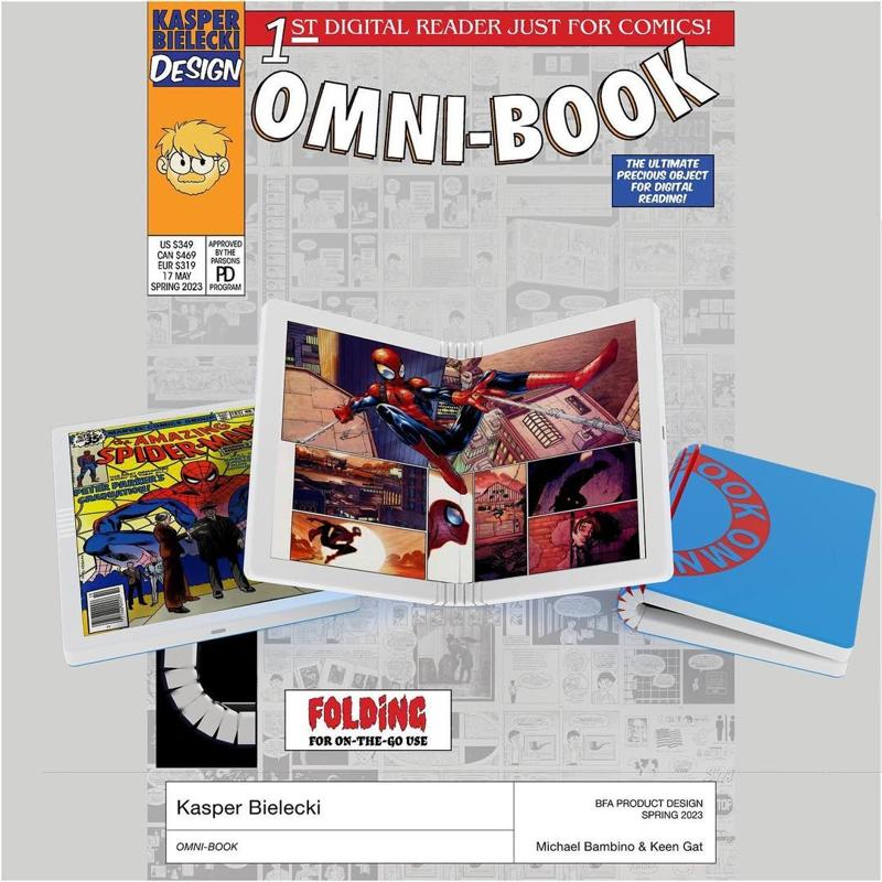 Comic Book E-Reader Concept - Omni-Book