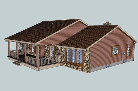 HO Scale The Fairfield View House