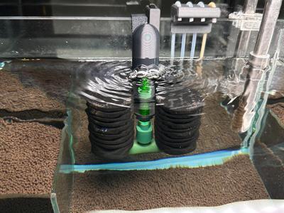 qanvee sponge filter outlet splash guard
