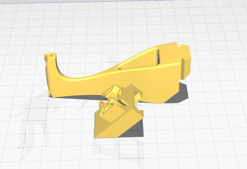 Filament Guide No Supports + Better Arm