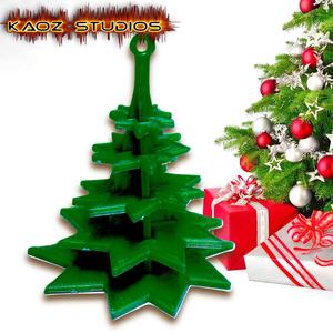 3d pine tree puzzle christmas tree ornament xmas toy