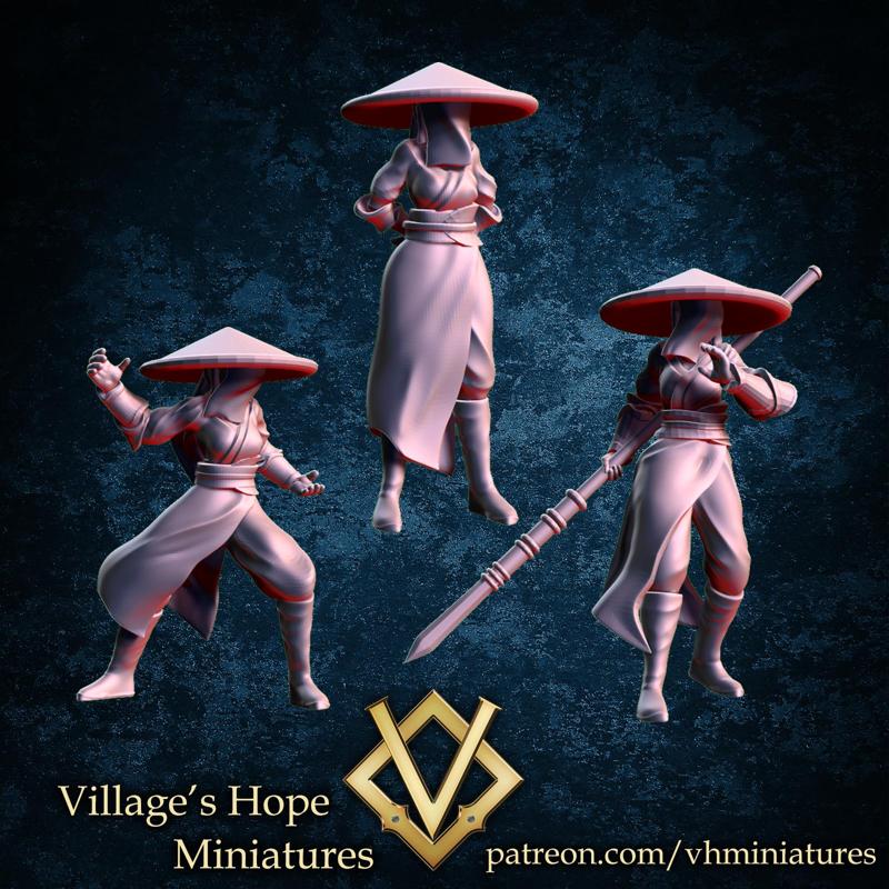 conceal wuxia sect guard female 3 pose
