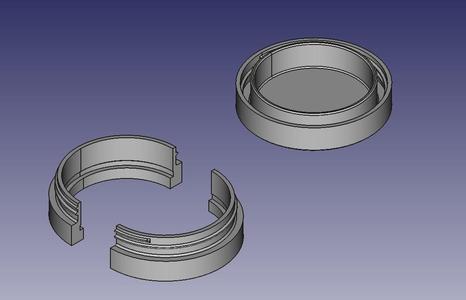 J and J Powder Bottle Screw On Cap