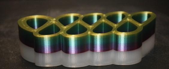 White & Green Ribbon Candy