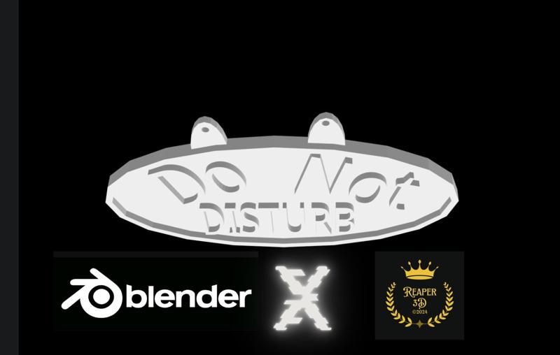 Do not disturb sign
