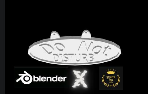 Do not disturb sign