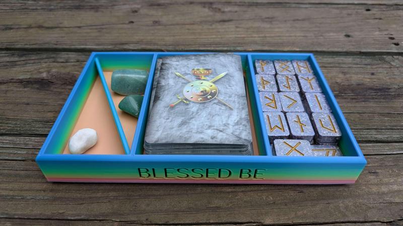 Blessed Be Tarot Tray