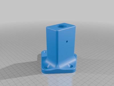 Desk base & stand using a 1" tube