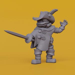 Bullywug Frog Musketeer