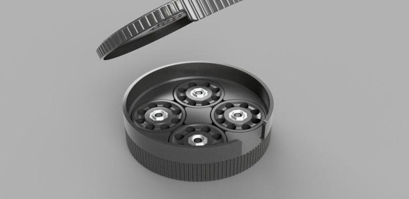 Speedloader for Umarex Hämmerli Walther 850 round 8-pellet magazin