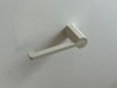 Modern Toilet Roll holder, with hidden cleat for easy mounting