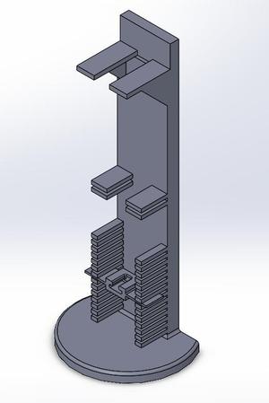 Vial Stand with Syringe Holder