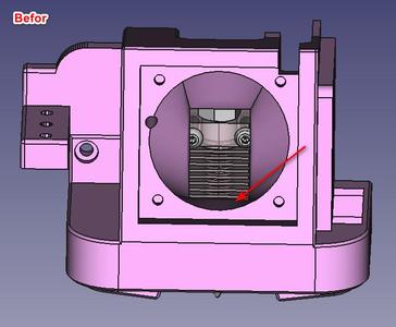 Micro - Swiss Direct Drive + BLtouch +Improved hotend air blowing