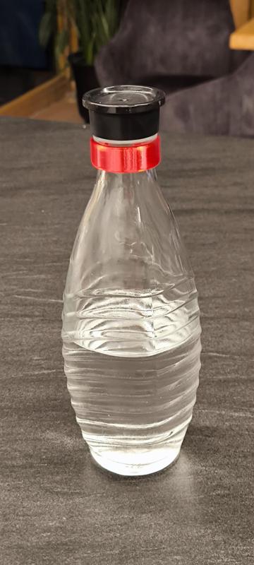 Sodastream Glassbottle labeling