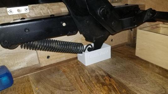 Crush guard for Industrial Storage Pop-Up Coffee Table from West Elm