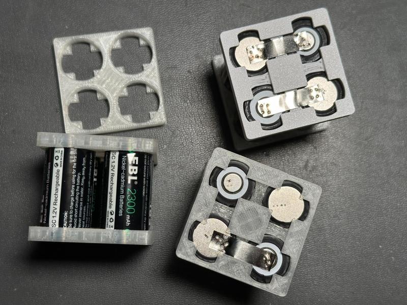 Sub-C 2x2 Battery End Cap