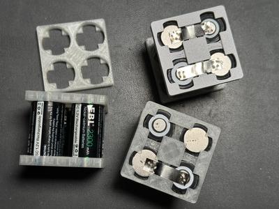 Sub-C 2x2 Battery End Cap