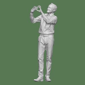 MAN TAKING PHOTO PEOPLE CHARACTER DIORAMA