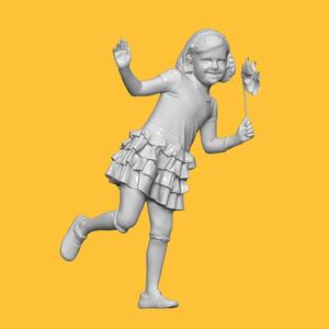GIRL PEOPLE CHARACTER DIORAMA