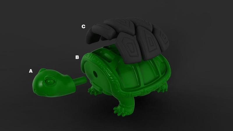 Turtle 3D Block