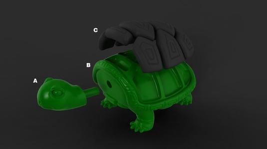 Turtle 3D Block