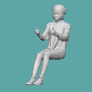 DRIVER PEOPLE CHARACTER FOR DIORAMA