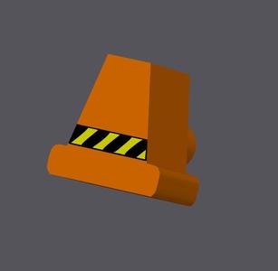 Traffic Cone Dresser Knob