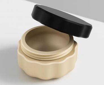 Ripple Edge Twist Jar