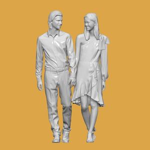 COUPLE SHOPPING FOR DIORAMA
