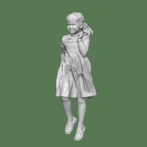 GIRL RUNNING PEOPLE CHARACTER