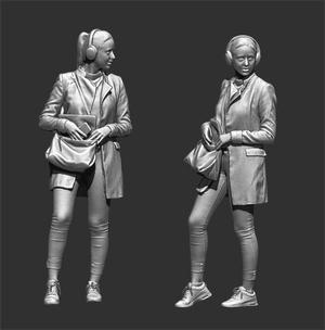 PEOPLE WOMEN W17 FIGURE DIORAMA
