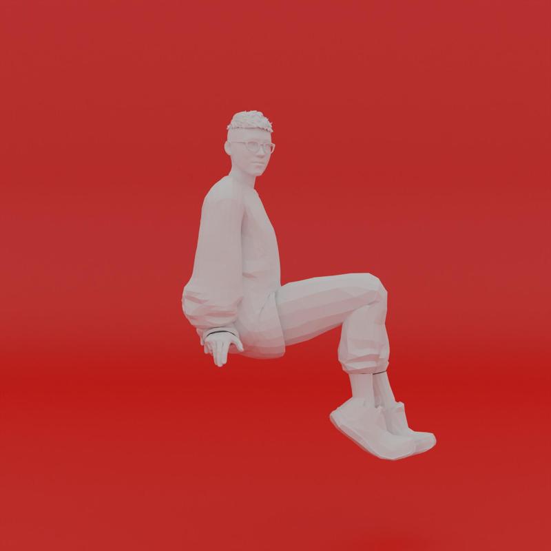 Character Pose Toy Man Miniature Figure 027