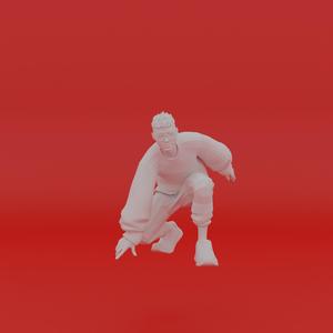 Character Pose Toy Man Miniature Figure 050
