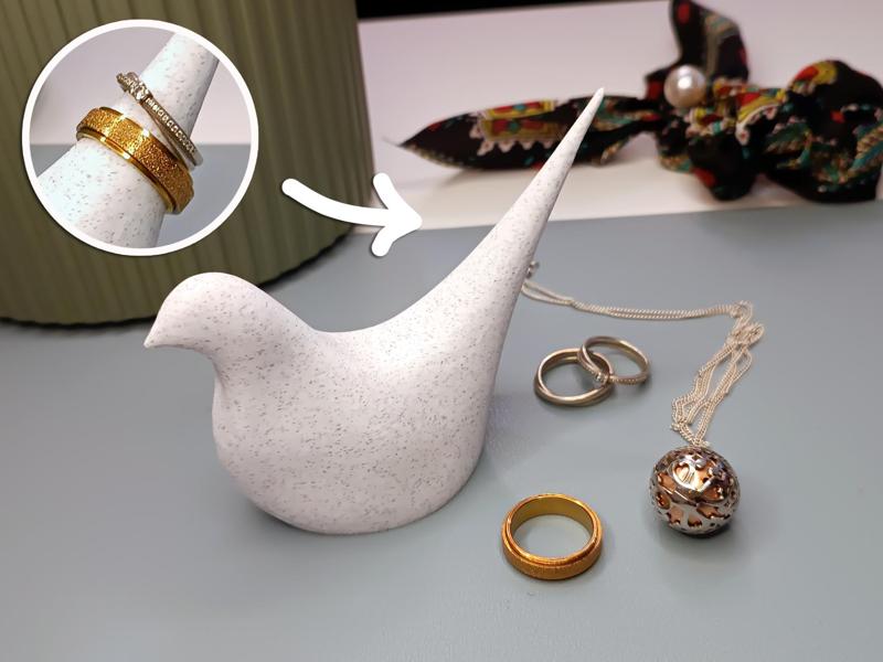 Ring Holder Bird Sculpture