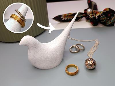 Ring Holder Bird Sculpture