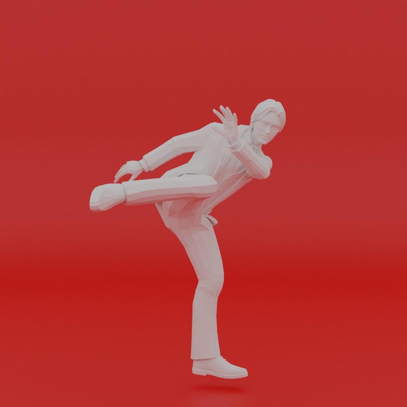 Character Pose Toy Man Miniature Figure 151
