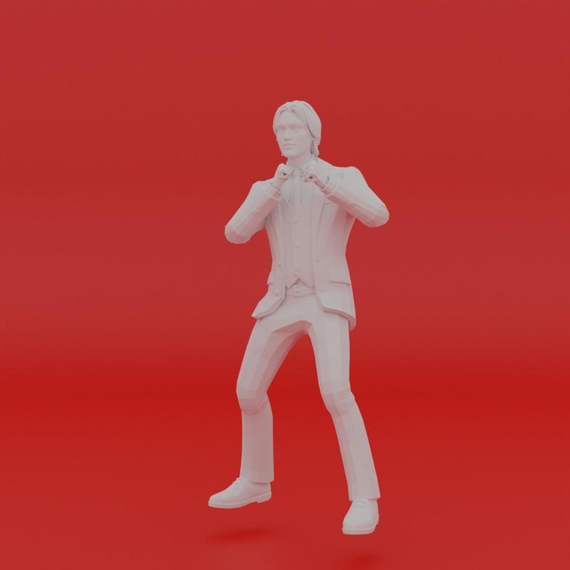 Character Pose Toy Man Miniature Figure 162