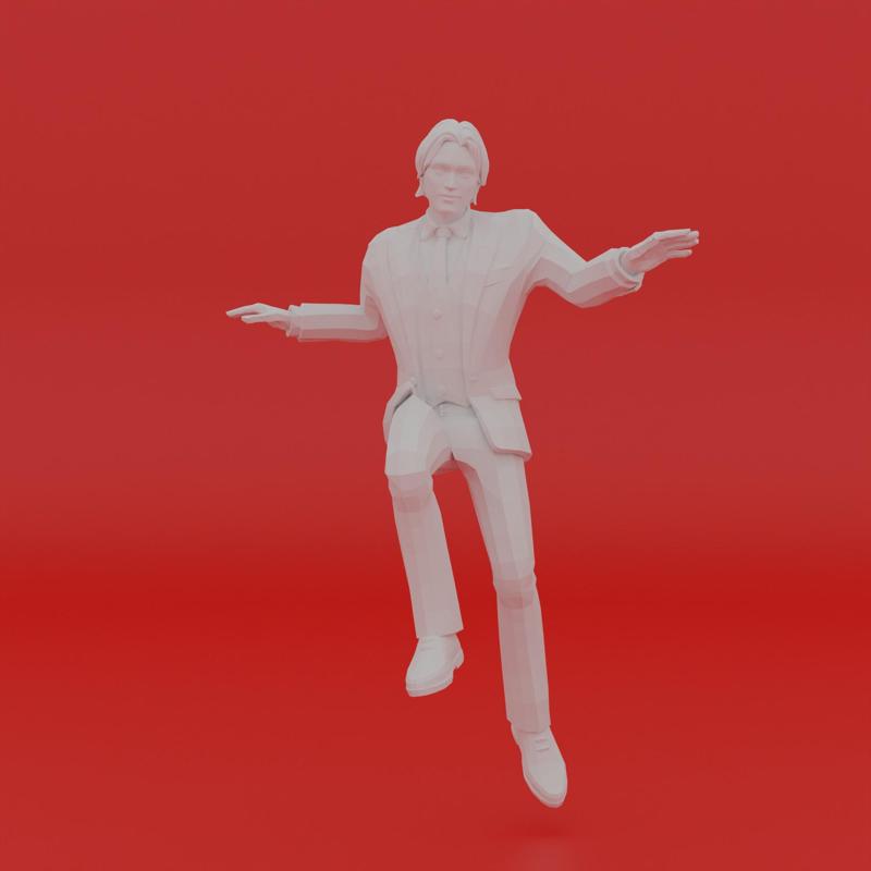 Character Pose Toy Man Miniature Figure 126