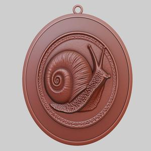 Snail Animal Pendant Snail Animal Necklace for CNC Router Laser & 3D Printer
